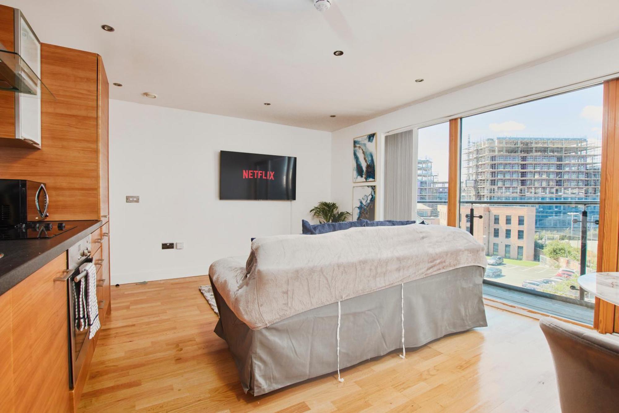 King Deluxe City Apt Large Balcony& Free Parking! Leeds  Oda fotoğraf