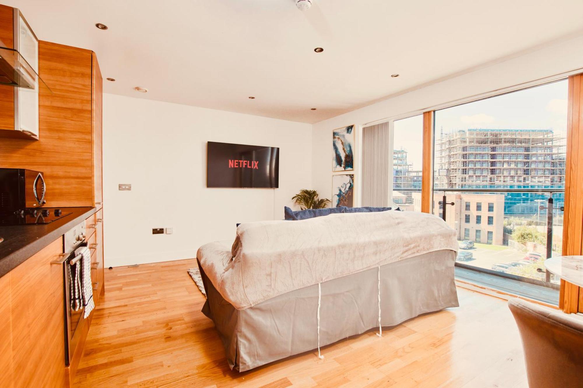 King Deluxe City Apt Large Balcony& Free Parking! Leeds  Oda fotoğraf